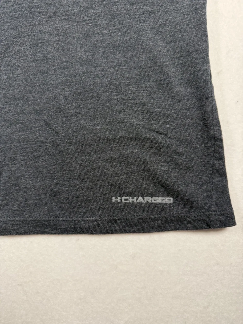 Under Armour Charged Never Back Down Tank Top Women's Small Gray EUC Running